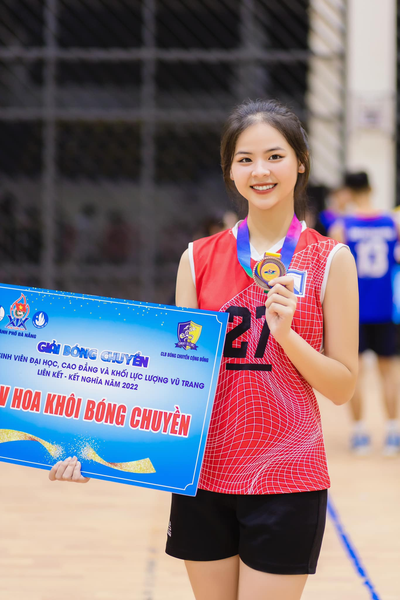 Hoa khôi bóng chuyền giành vé đầu tiên vào chung kết Miss World Vietnam 2023 305568
