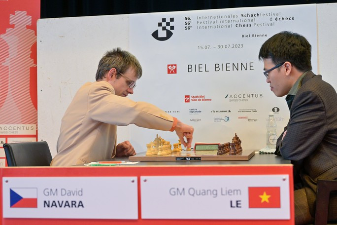 Lê Quang Liêm bảo vệ thành công chức vô địch Biel Grandmaster 2023 308002