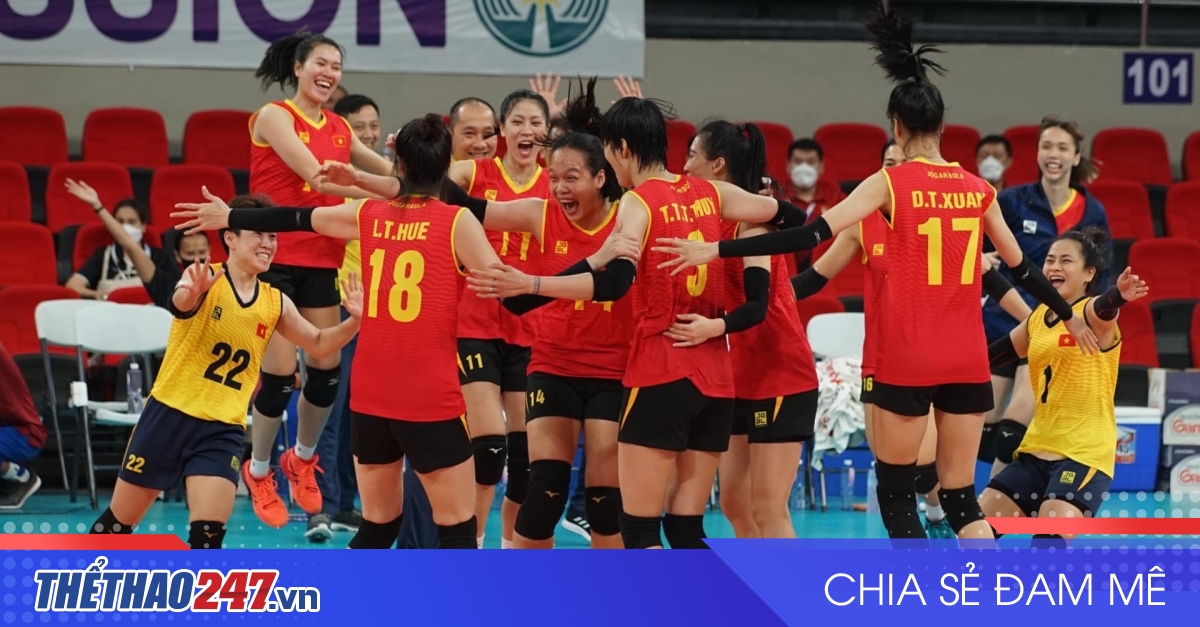 Hạ Đài Loan Bóng Chuyền Nữ Việt Nam Giành Vé Vào Bán Kết Avc Cup 2022