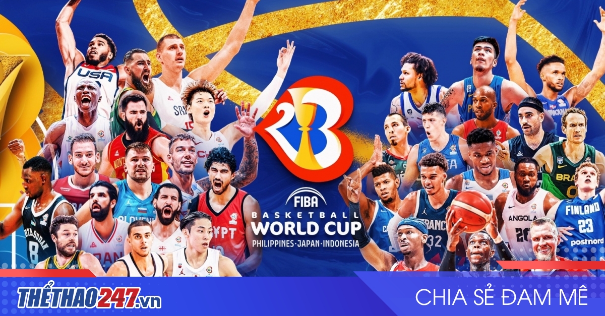 FIBA World Cup bóng rổ nam 2023 diễn ra ở 'thánh địa' Philippines, Nhật