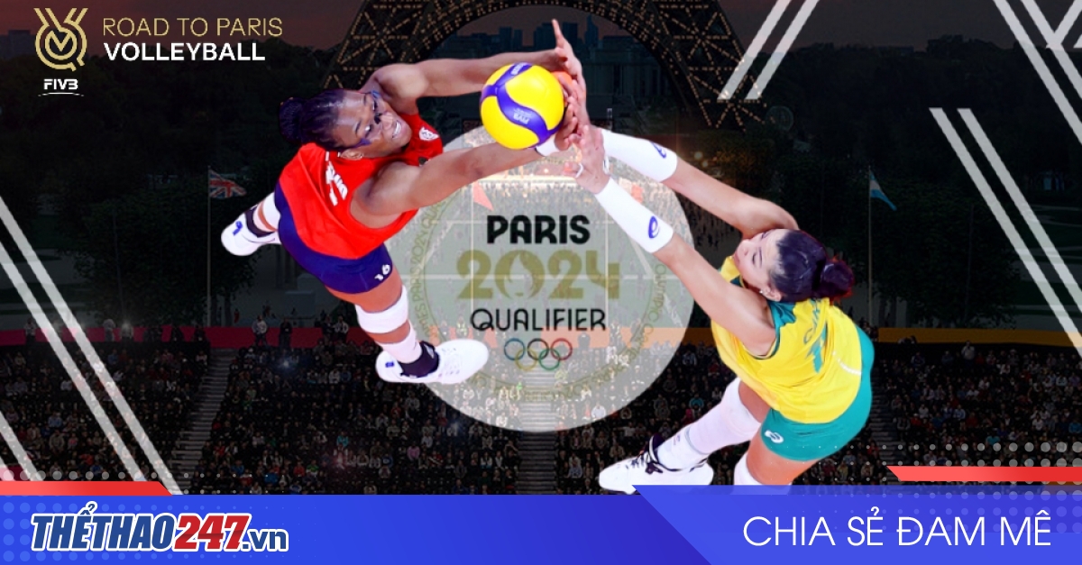 Lịch thi đấu vòng loại bóng chuyền nữ Olympic Paris 2024 hôm nay 22/9