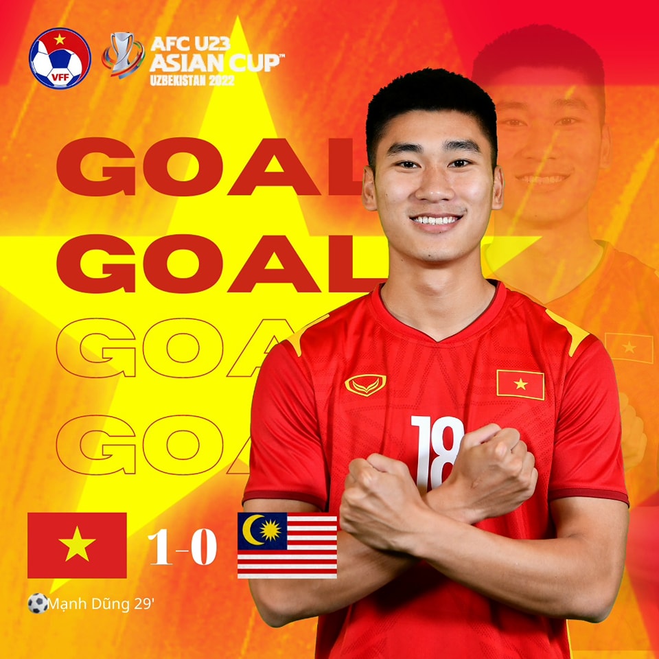 Trực tiếp U23 Việt Nam 1-0 U23 Malaysia: Mạnh Dũng tỏa sáng! 146475