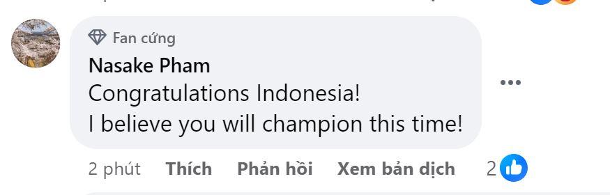 CĐV Đông Nam Á phản ứng về trận thắng của U23 Indonesia 446426