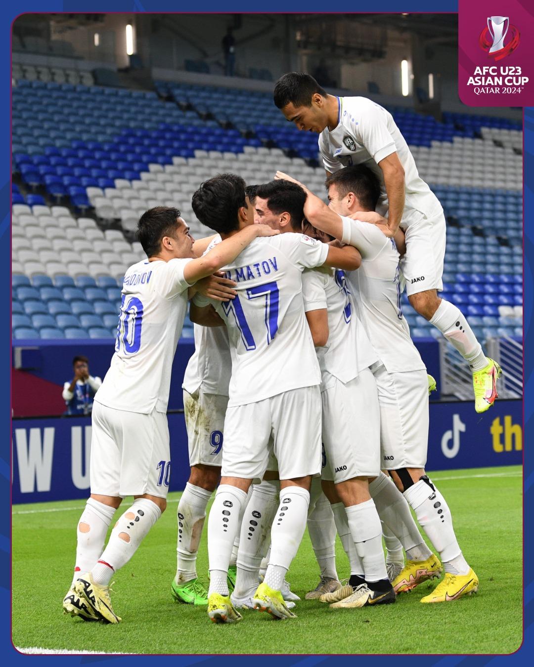 Trực tiếp U23 Kuwait 0-5 U23 Uzbekistan: Vỡ òa bàn thắng 448065