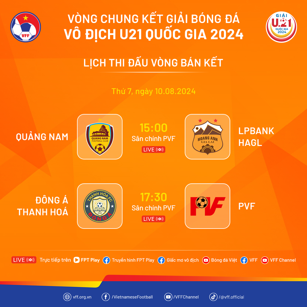 Bán kết U21 Quốc gia: Chủ nhà PVF đụng độ đối thủ có hàng công xuất sắc nhất 511090