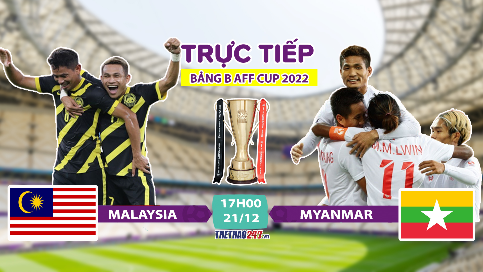 Trực tiếp Malaysia vs Myanmar: 'Mãnh Hổ' gầm vang?-234461