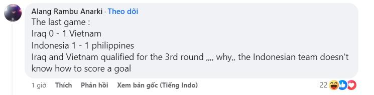 CĐV Indonesia đồng loạt lên tiếng khi ĐT Việt Nam thắng phút bù giờ 476603CĐV Indonesia đồng loạt lên tiếng khi ĐT Việt Nam thắng phút bù giờ 476603