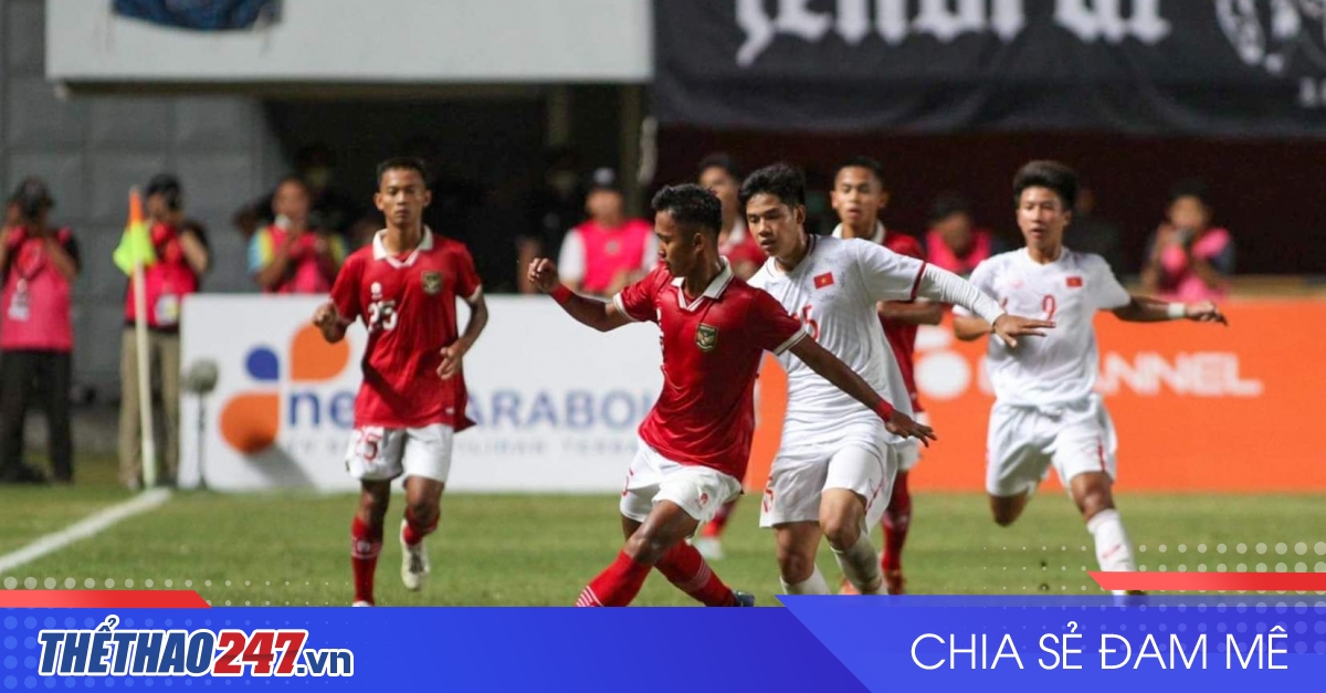 thumbnail - U16 Việt Nam vào thế ‘ngàn cân treo sợi tóc’ sau trận thua Indonesia