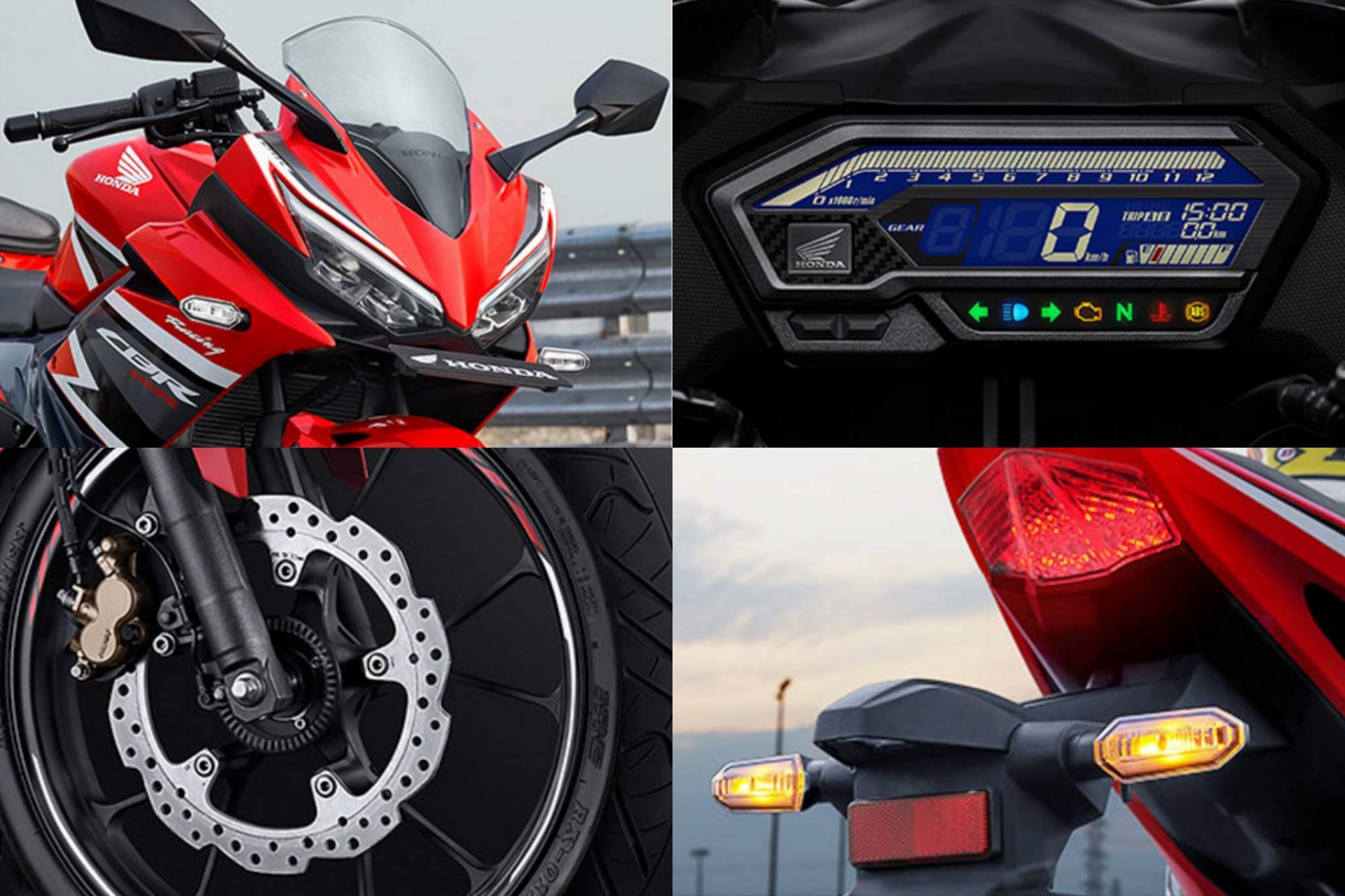 Trang bị và tiện ích trên Honda CBR150R