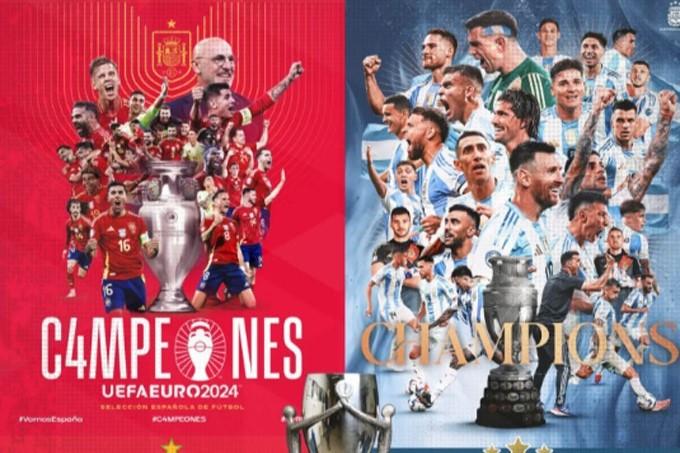 LĐBĐ Argentina từ chối đá Finalissima với Tây Ban Nha tại Bernabeu