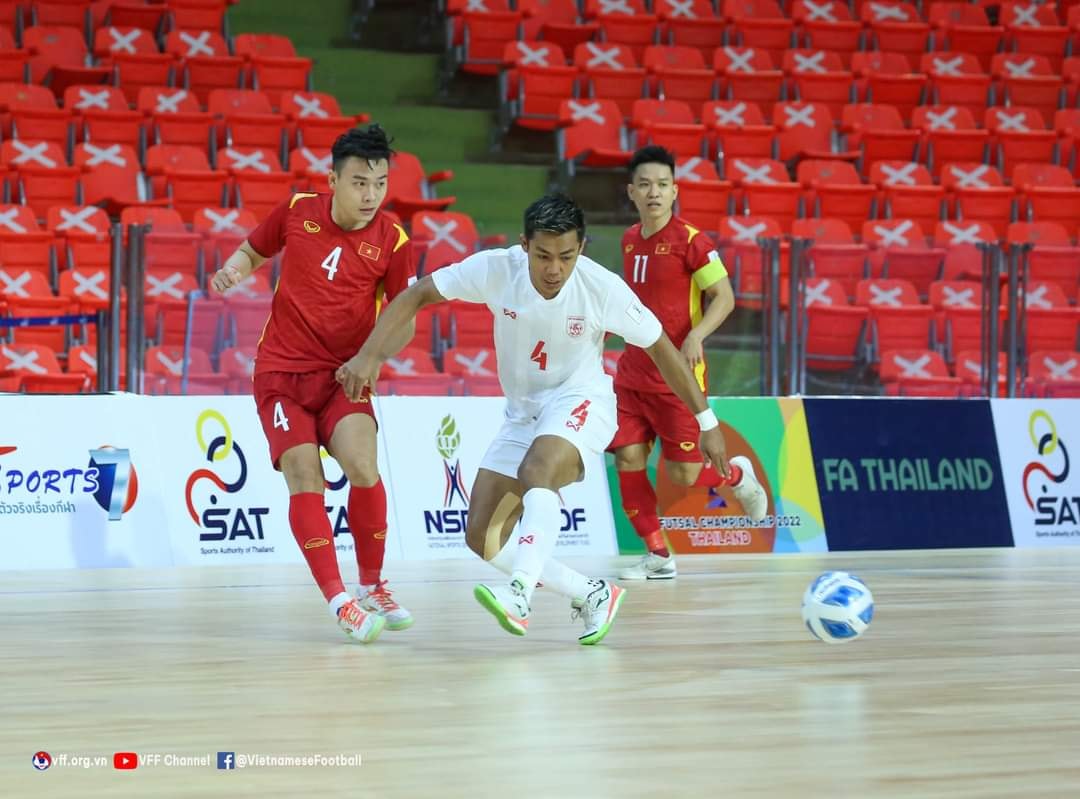 Trực tiếp Futsal Đông Nam Á Việt Nam vs Đông Timor 5/4/2022 124516