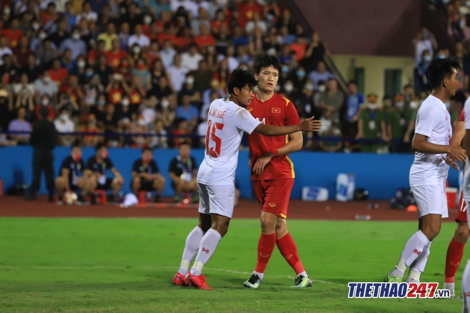 Trực tiếp U23 Việt Nam 0-0 U23 Myanmar: Thế trận cân bằng 136773