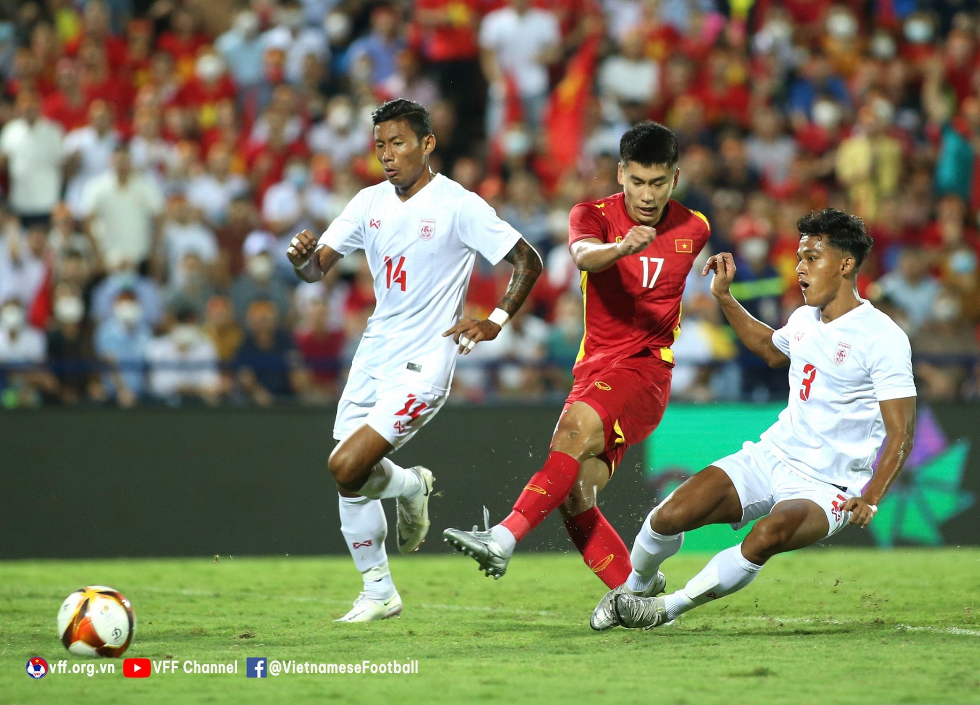 Trực tiếp U23 Việt Nam 0-0 U23 Myanmar: Thế trận hấp dẫn 136745