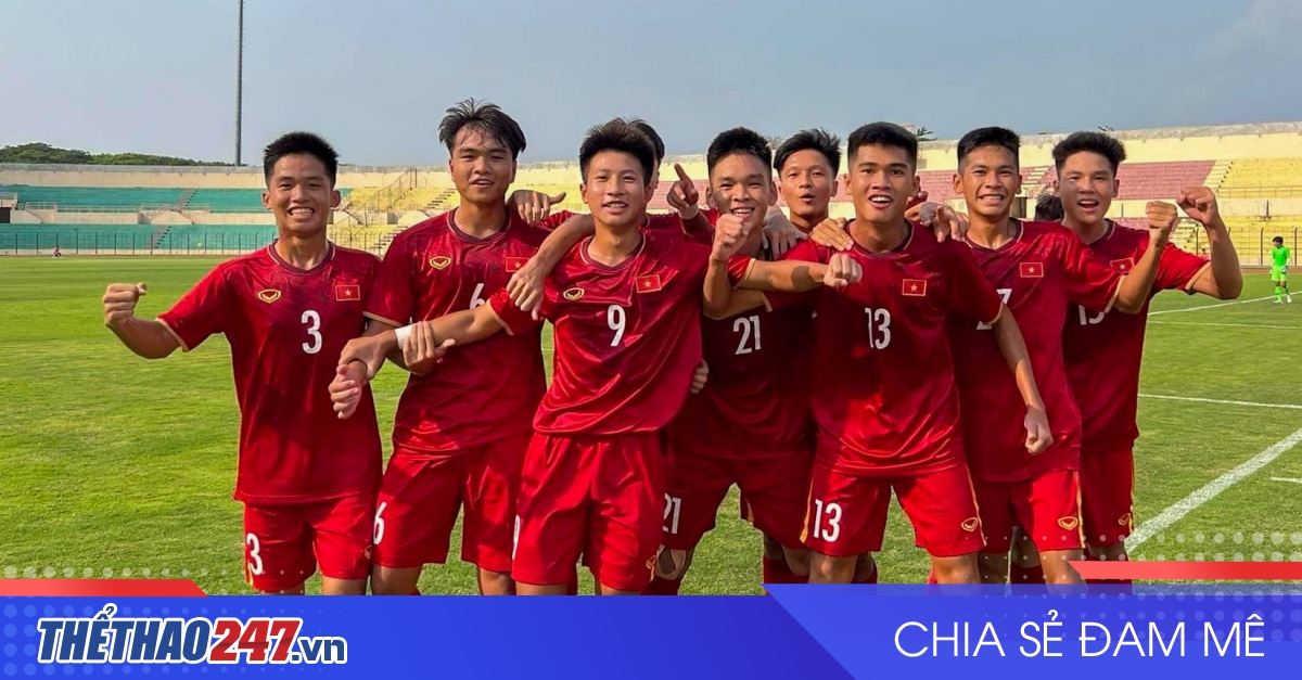 thumbnail - Đại thắng ngày ra quân, U16 Việt Nam phả hơi nóng lên Indonesia