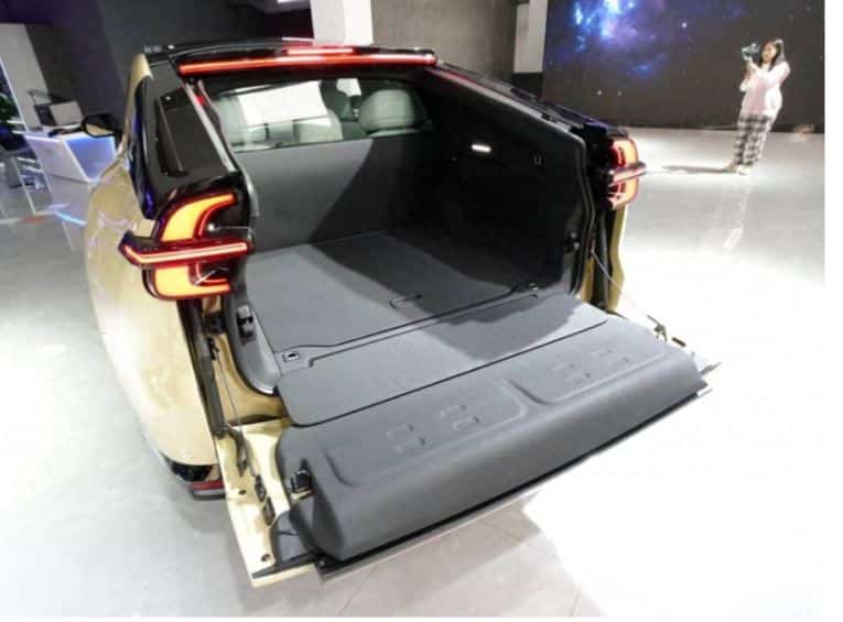 Changan Qiyuan E07 - SUV sở hữu khả năng ‘biến hình’ thành xe bán tải hé lộ thông số 391987