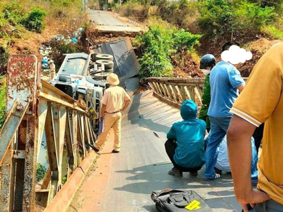 Vụ xe tải gây sập cầu ở Bình Phước: Tài xế có thể bị xử lý hình sự 426466