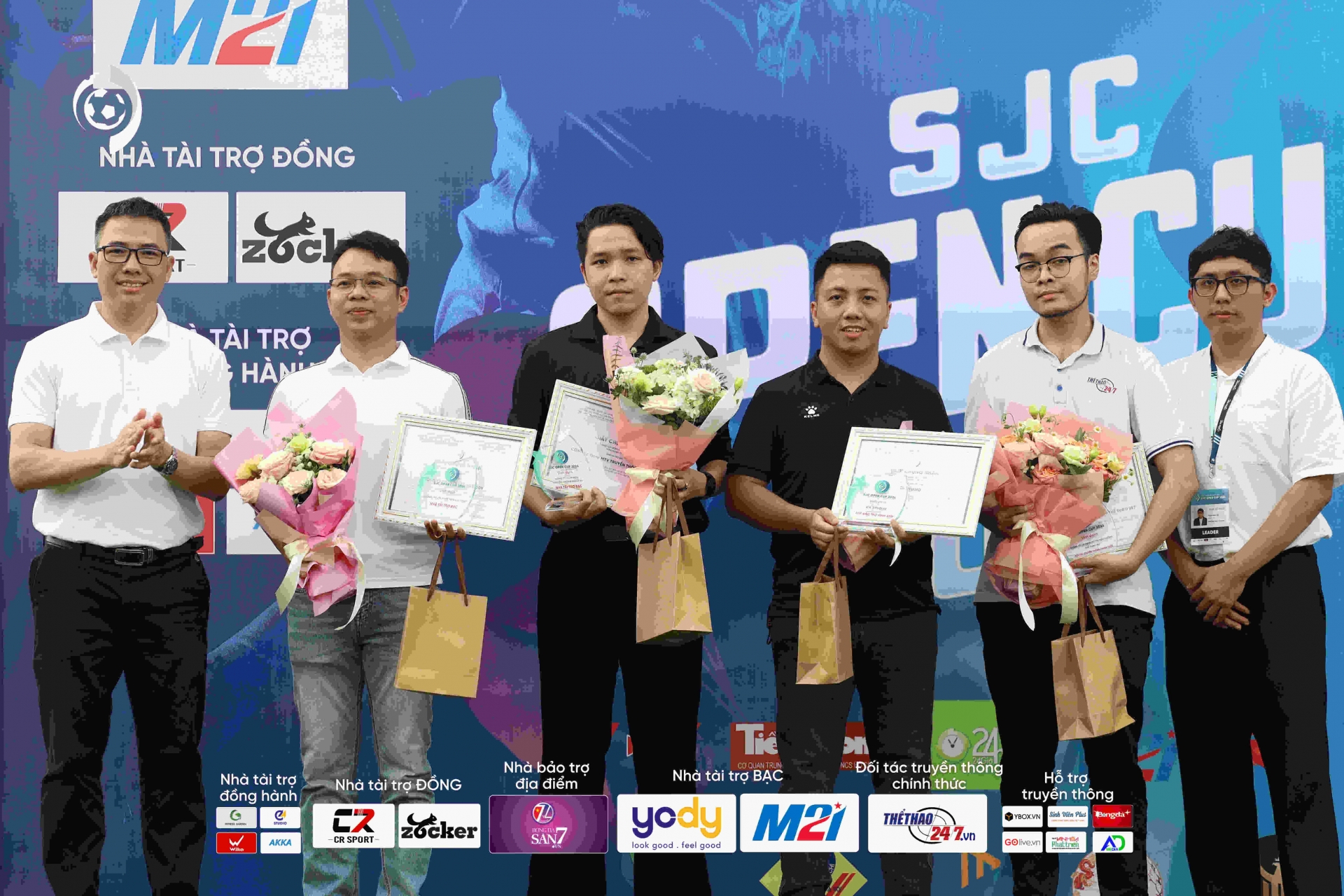 Cơn mưa bàn thắng tại chung kết SJC Open Cup 2024: Đội bóng báo Tiền Phong lên ngôi vô địch 465630