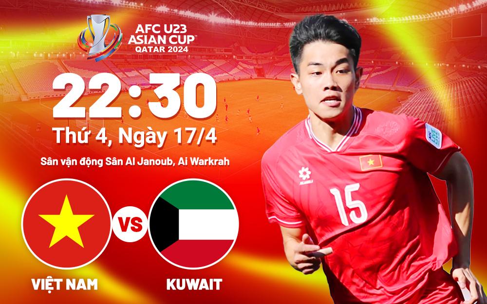 Link xem U23 Việt Nam vs U23 Kuwait vào hôm nay 17/04