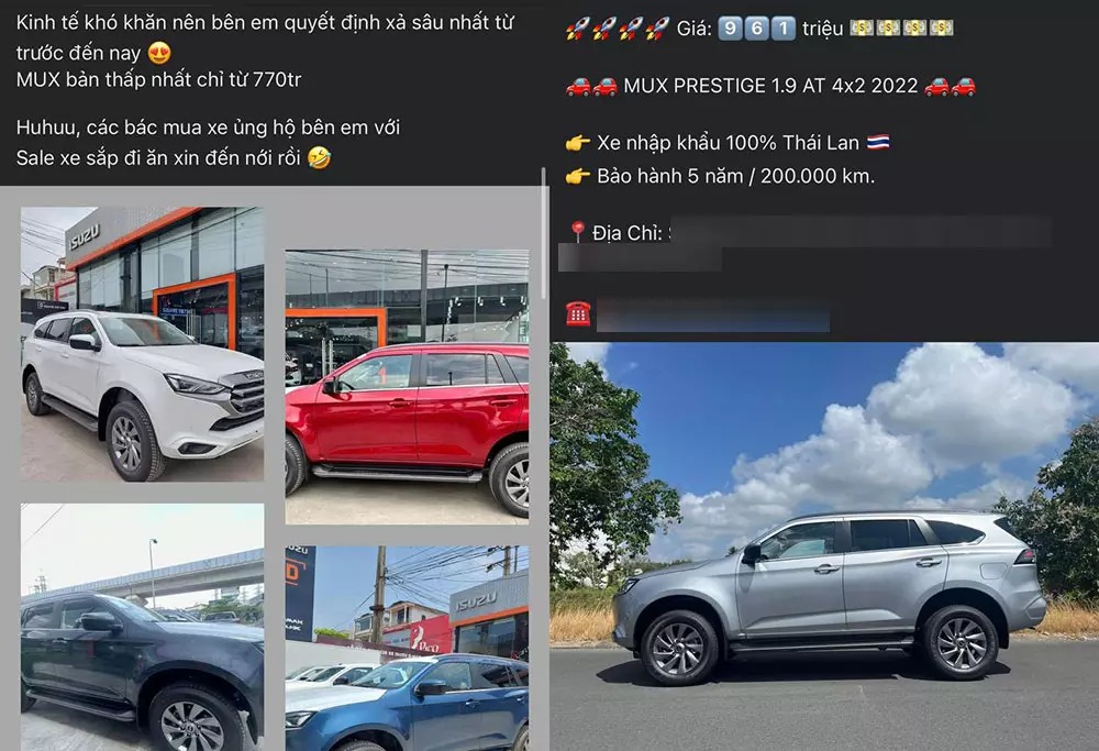 Đối thủ của Hyundai Santa Fe giảm giá 