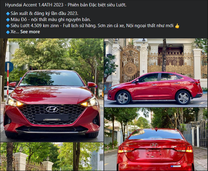 Bất ngờ giá chào bán của Hyundai Accent 