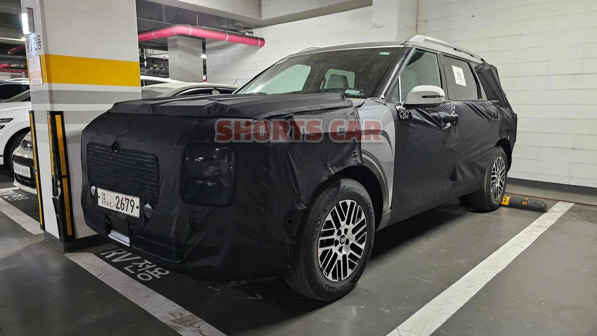 Hyundai Palisade 2026 lần đầu lộ diện: Thiết kế lột xác, kiểu dáng khối hộp giống Santa Fe đời mới 456854