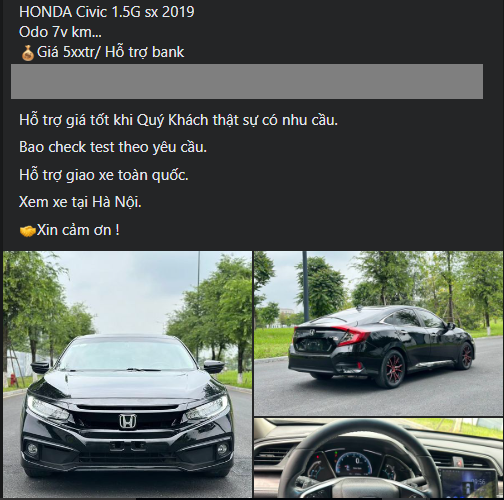 honda civic 2019