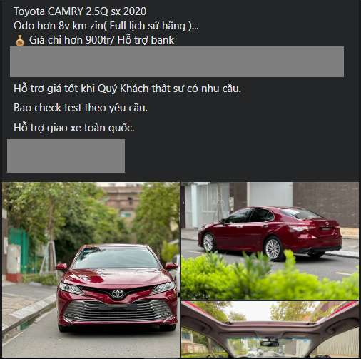 toyota camry 2020