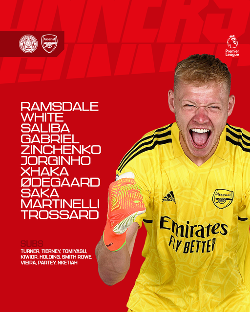 Trực tiếp Arsenal vs Leicester: Trossard đá chính, Odegaard trợ chiến B. Saka 252162