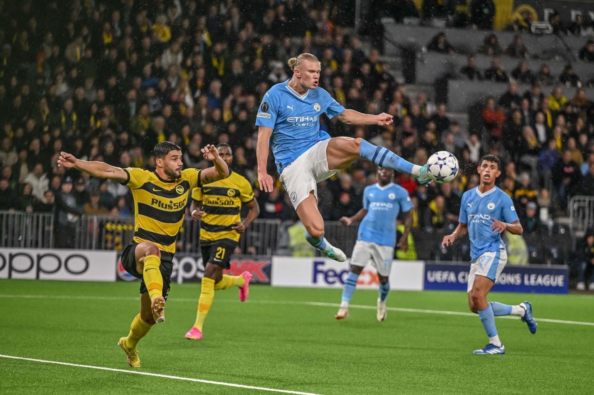 Kết quả Man City vs Young Boys: Bất ngờ Haaland, nhà vô địch gặp khó