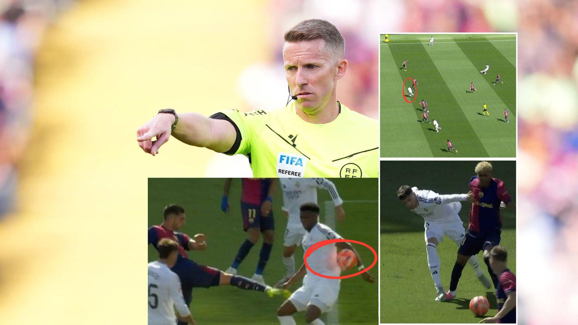 Trọng tài bỏ qua 3 lỗi cho Real trước Barca?