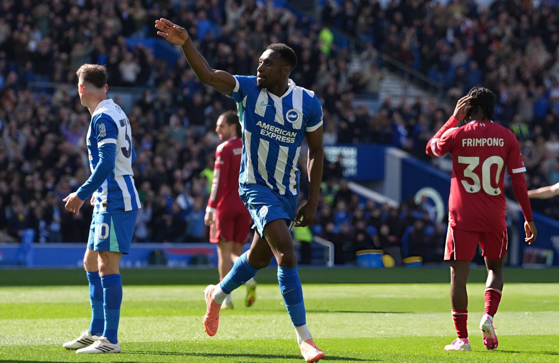 Cựu sao MU tỏa sáng, Liverpool thua bạc nhược Brighton