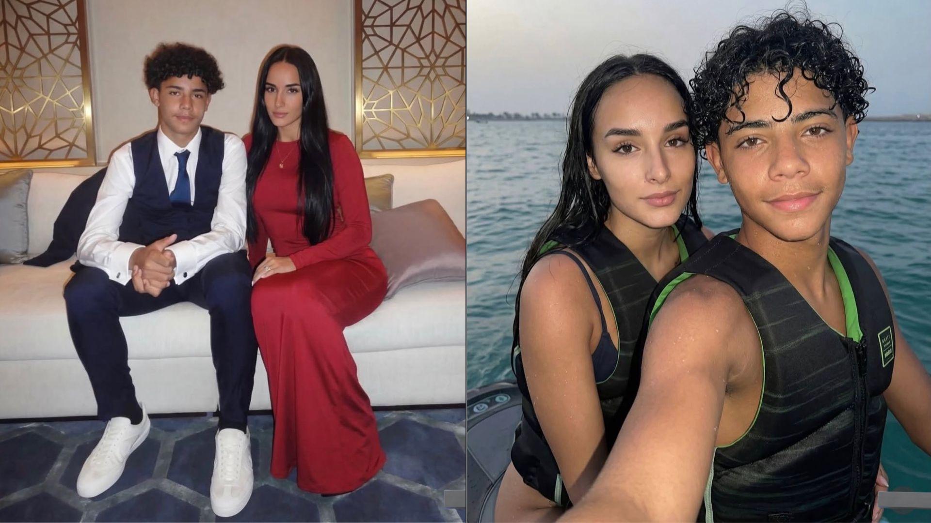 Con trai Ronaldo hẹn hò với người mẫu hơn 12 tuổi?