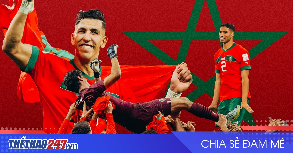 ĐT Ma Rốc và sứ mệnh đưa cúp vàng World Cup đầu tiên về Châu Phi