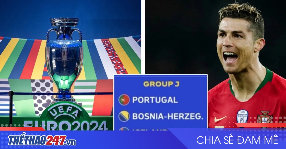 Kết quả bốc thăm Euro 2024 Đức gặp bảng tử thần, Ronaldo dễ thở