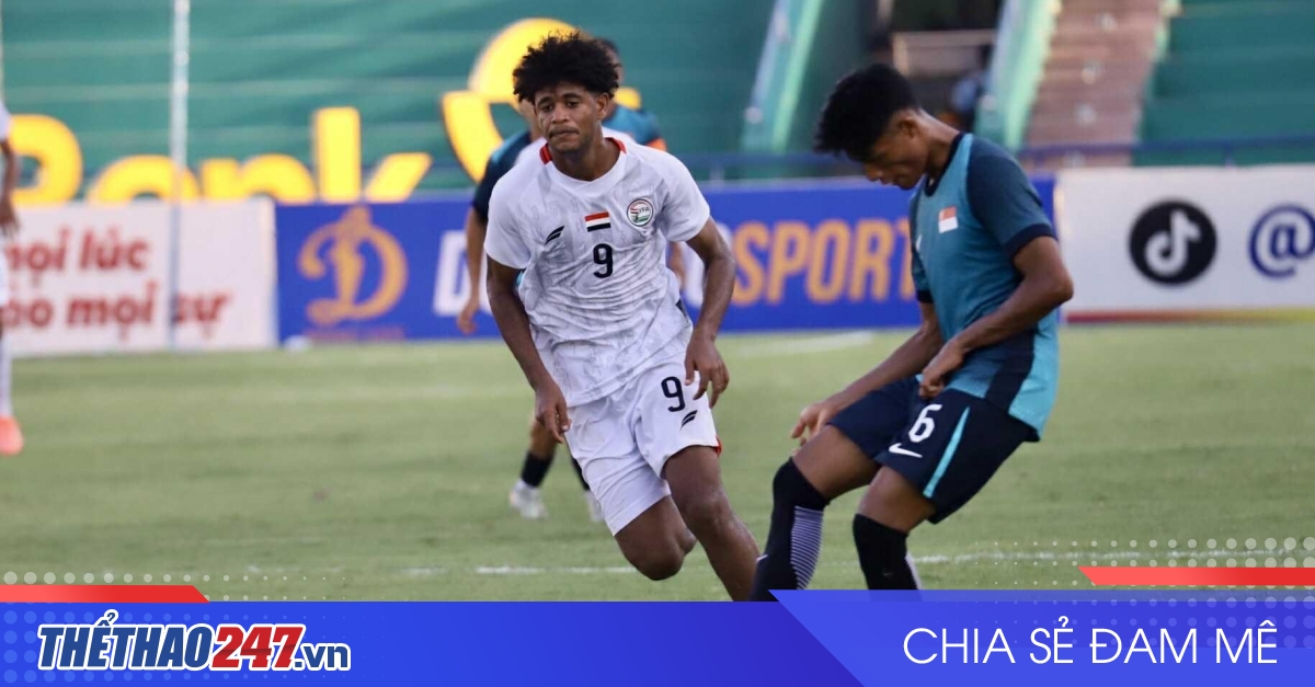 Kết quả - tỷ số U23 Yemen vs U23 Singapore: Thất bại đáng tiếc
