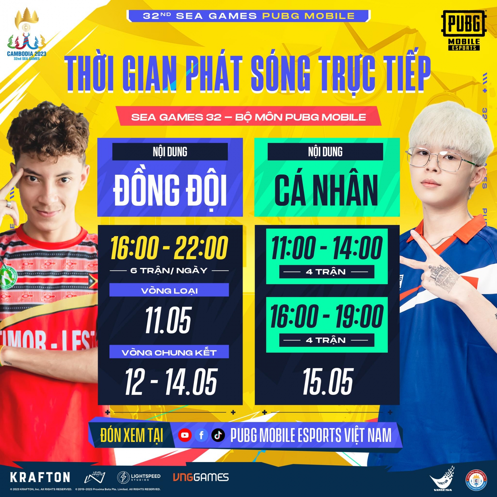 Lịch thi đấu PUBG Mobile tại SEA Games 32 mới nhất 278675