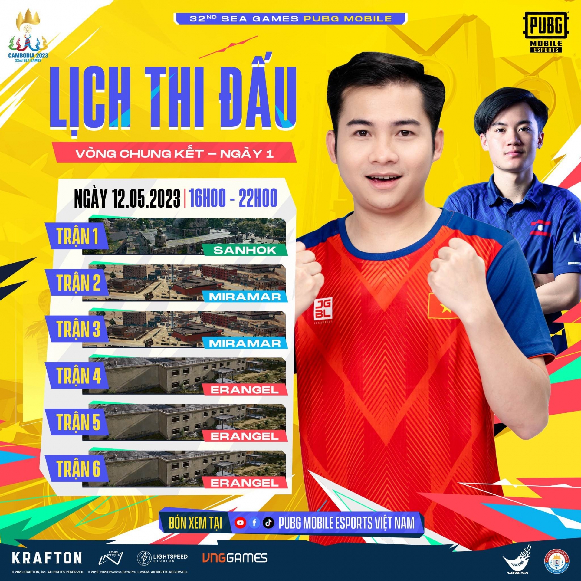 Lịch thi đấu PUBG Mobile tại SEA Games 32 mới nhất 279351