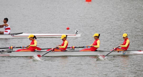 Ba lần đánh bại Trung Quốc, Rowing Việt Nam vô địch giải châu Á 2022 229294