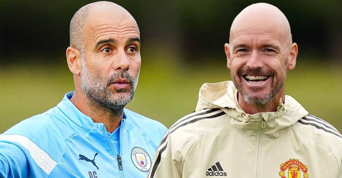 Pep Guardiola tiết lộ 'bài tủ' đấu Ten Hag, Man City có lo lắng vì MU? 241294