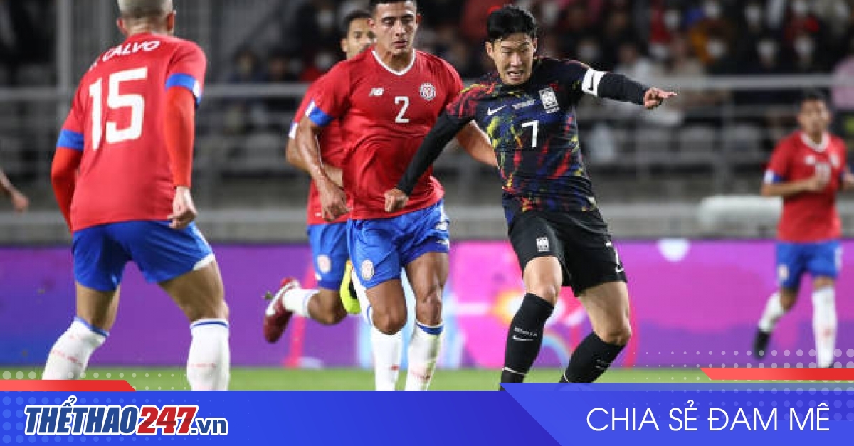 韓國vs哥斯達黎加足球比分，2022年9月23日下午6點
