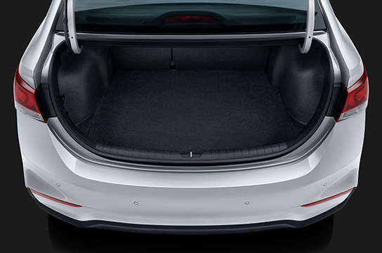 Khoang hành lý Hyundai Accent 2020