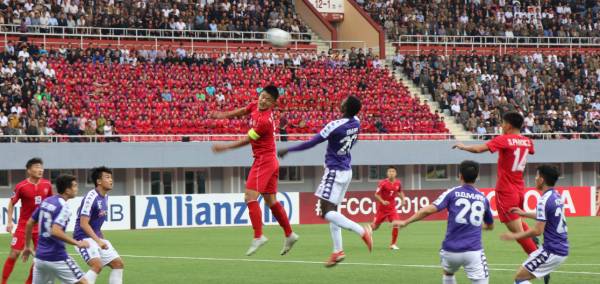 April 25, Hà Nội FC, AFC Cup 2019, HLV O Yun Son, Kébé