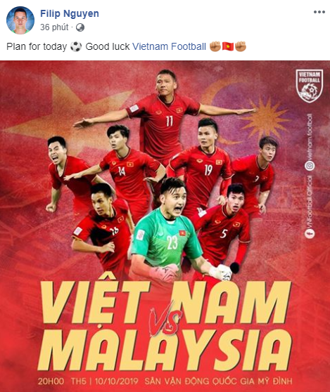 Filip Nguyễn, Việt Nam, Việt Nam vs Malaysia, vòng loại World Cup 2022,