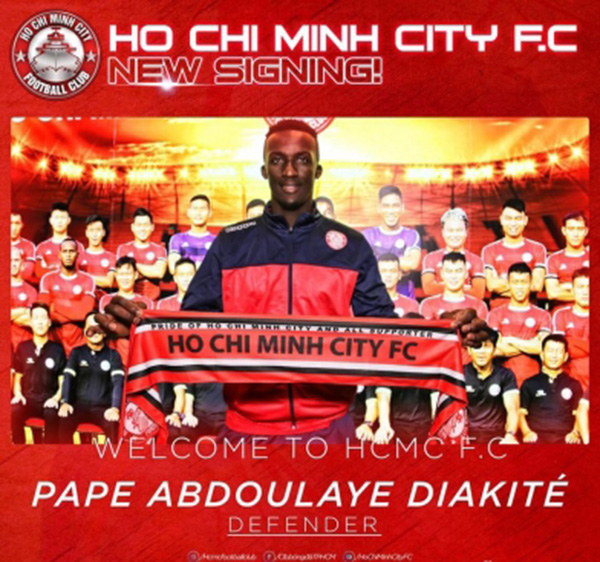 Pape Diakite clb tp.hcm