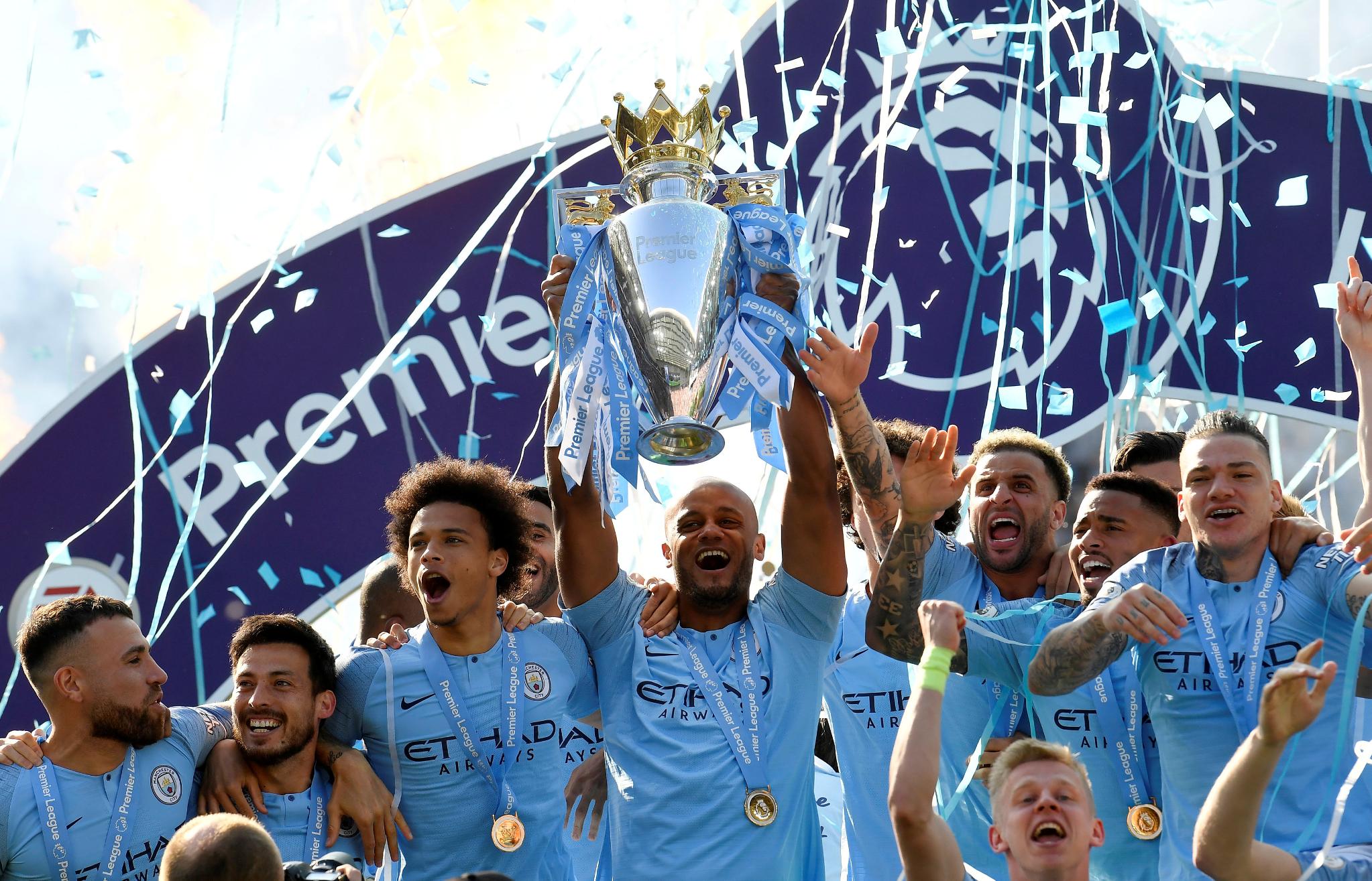 Man City, Man City vô địch, Ngoại hạng Anh, vô địch ngoại hạng anh, kết quả ngoại hạng anh, man city ăn mừng, vô địch nha