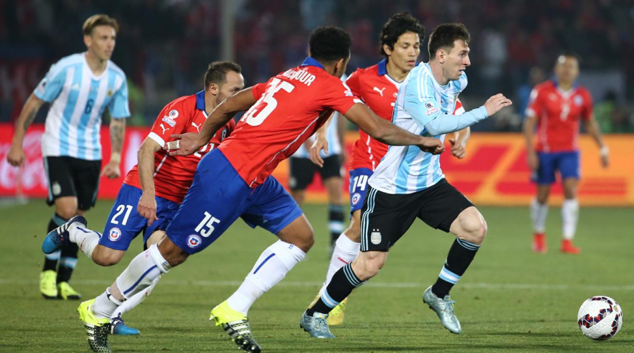 copa america, argentina vs chile, chile chưa bao giờ thắng argentina, lịch sử đối đầu argentina vs chile, argentina, chile