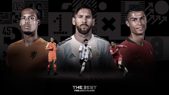 FIFA The Best, trực tiếp FIFA The Best, kết quả FIFA The Best, Ronaldo, Messi, Van Dijk