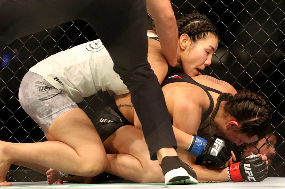 UFC 243, UFC, Nadia Kasse, Ji Yeon Kim, võ sĩ đánh lén và cái kết, Nadia Kassem vs Ji Yeon Kim