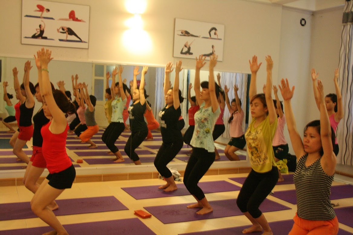 trung tâm yoga, tập yoga