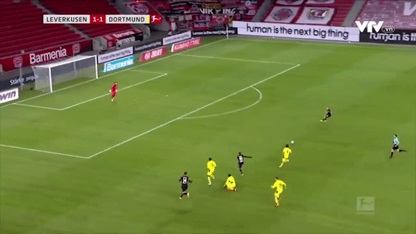 Video bàn thắng Leverkusen 2-1 Dortmund: Ngày của sao trẻ